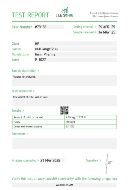 Hemi Pharma HGH